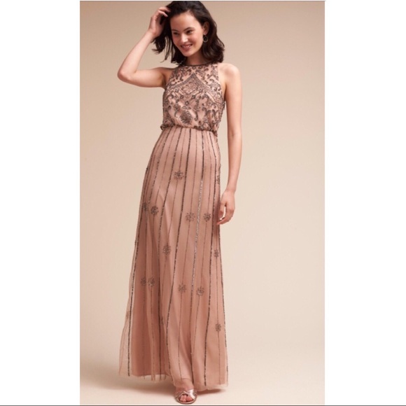 BHLDN Dresses & Skirts - BHLDN Long Maxi prom embellished dress 8